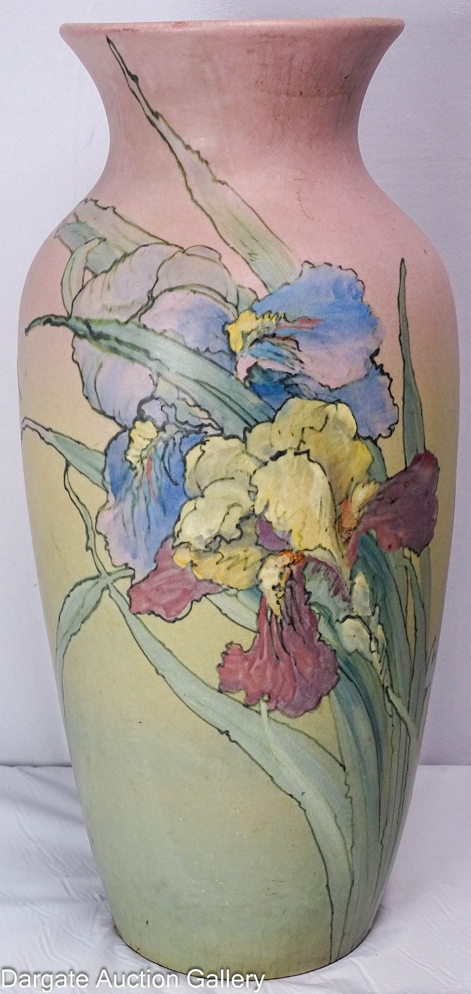 WELLER HUDSON IRIS VASE (1 of 7)