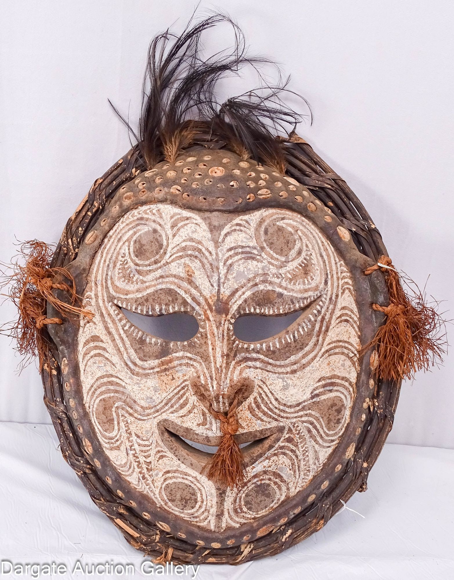 PAPUA NEW GUINEA SEPIK RIVER ANCESTRAL MASK (1 of 4)