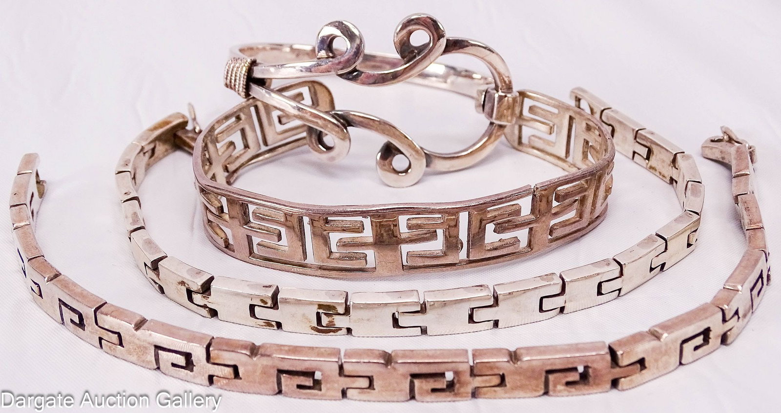 (4) ASSORTED STERLING BRACELETS (1 of 5)