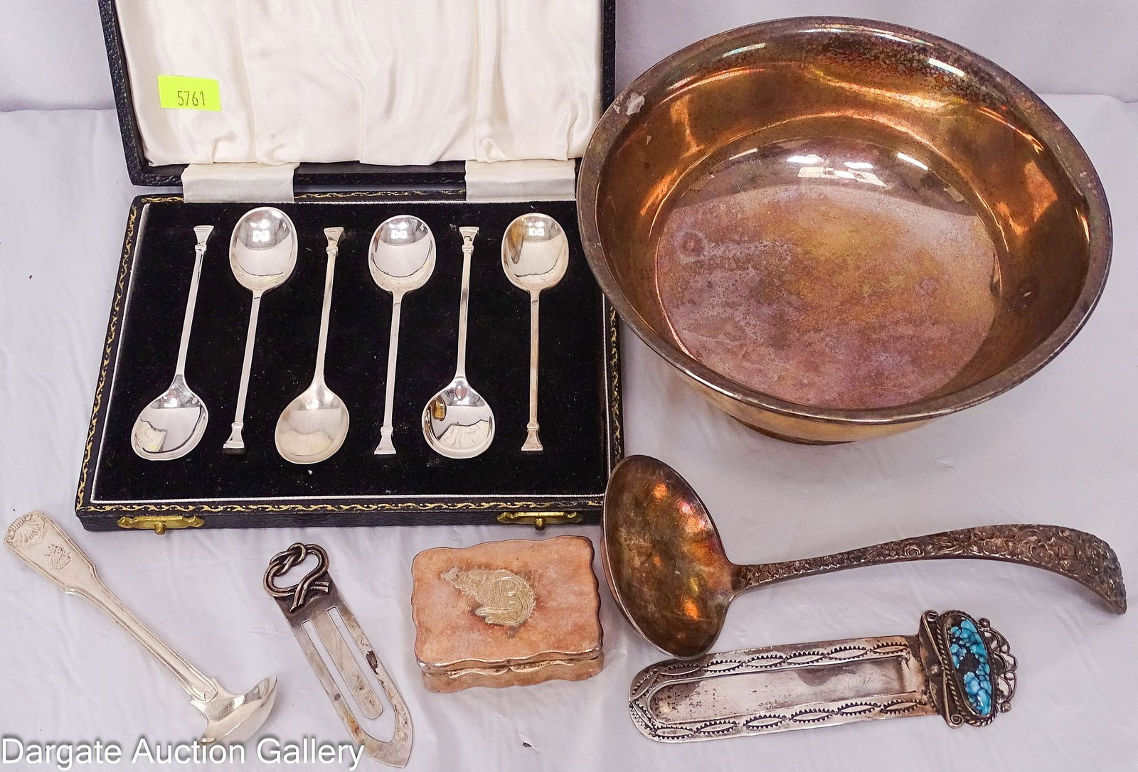 12pcs STERLING SILVER TABLE ARTICLES AND BOOKMARKS (1 of 20)