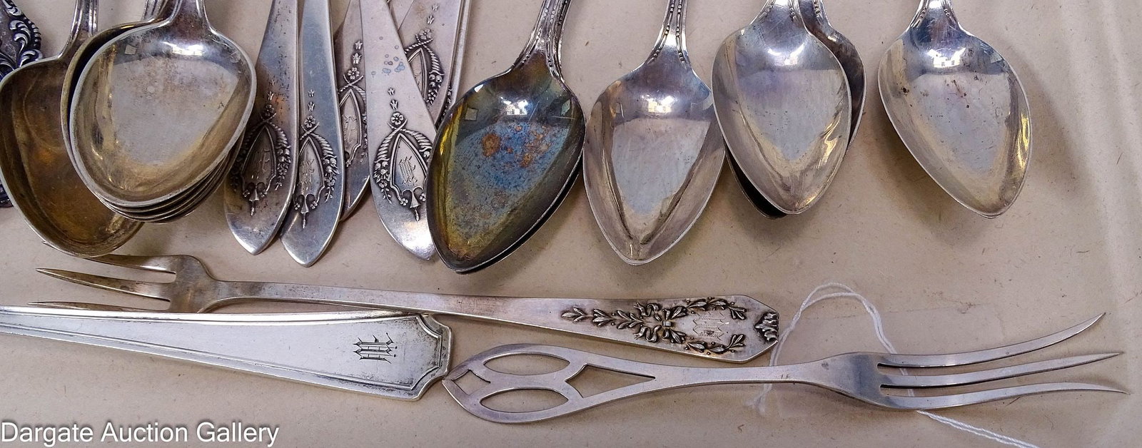29pcs ASSORTED STERLING FLATWARE - 5