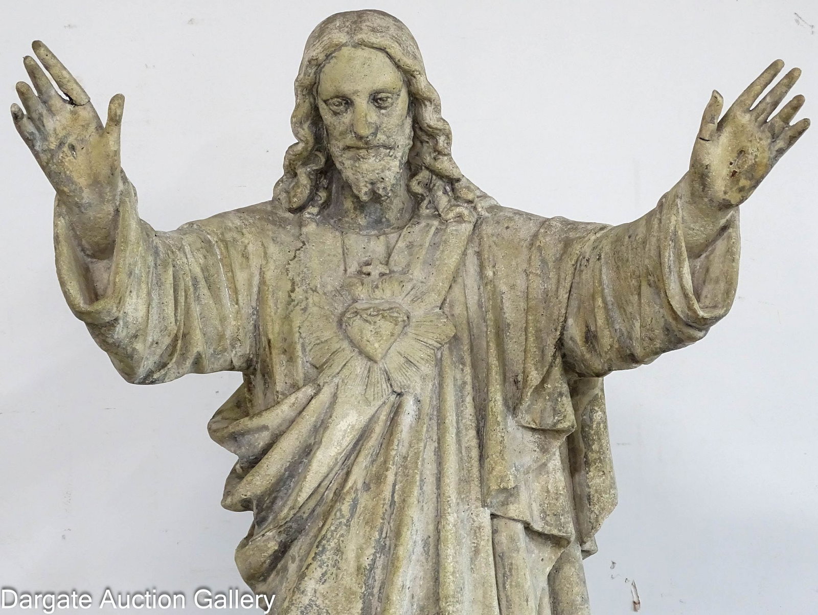JESUS SACRED HEART BLESSING LIFE SIZED STATUE (1 of 15)