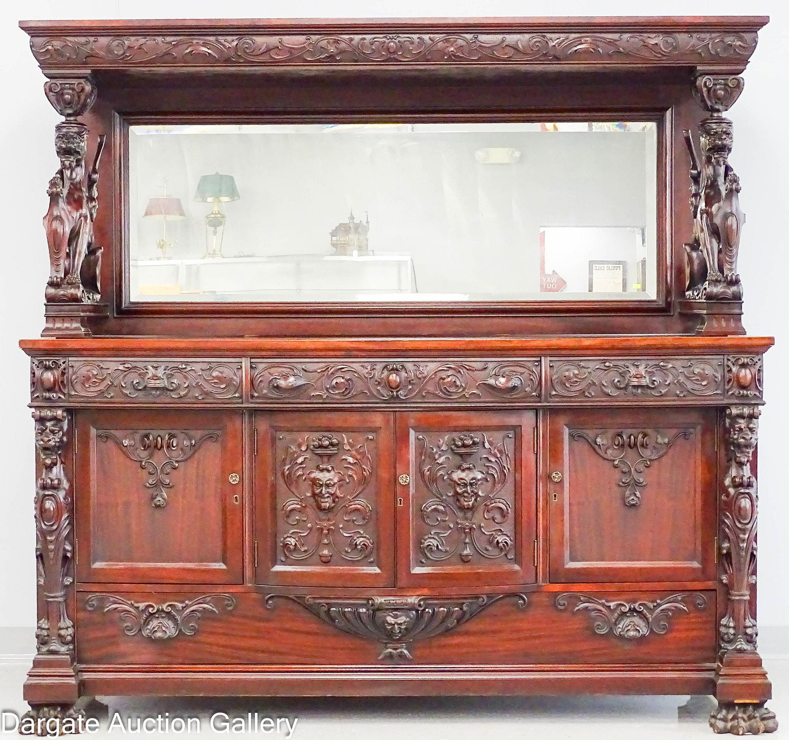 RJ HORNER MAHOGANY SIDEBOARD (1 of 11)