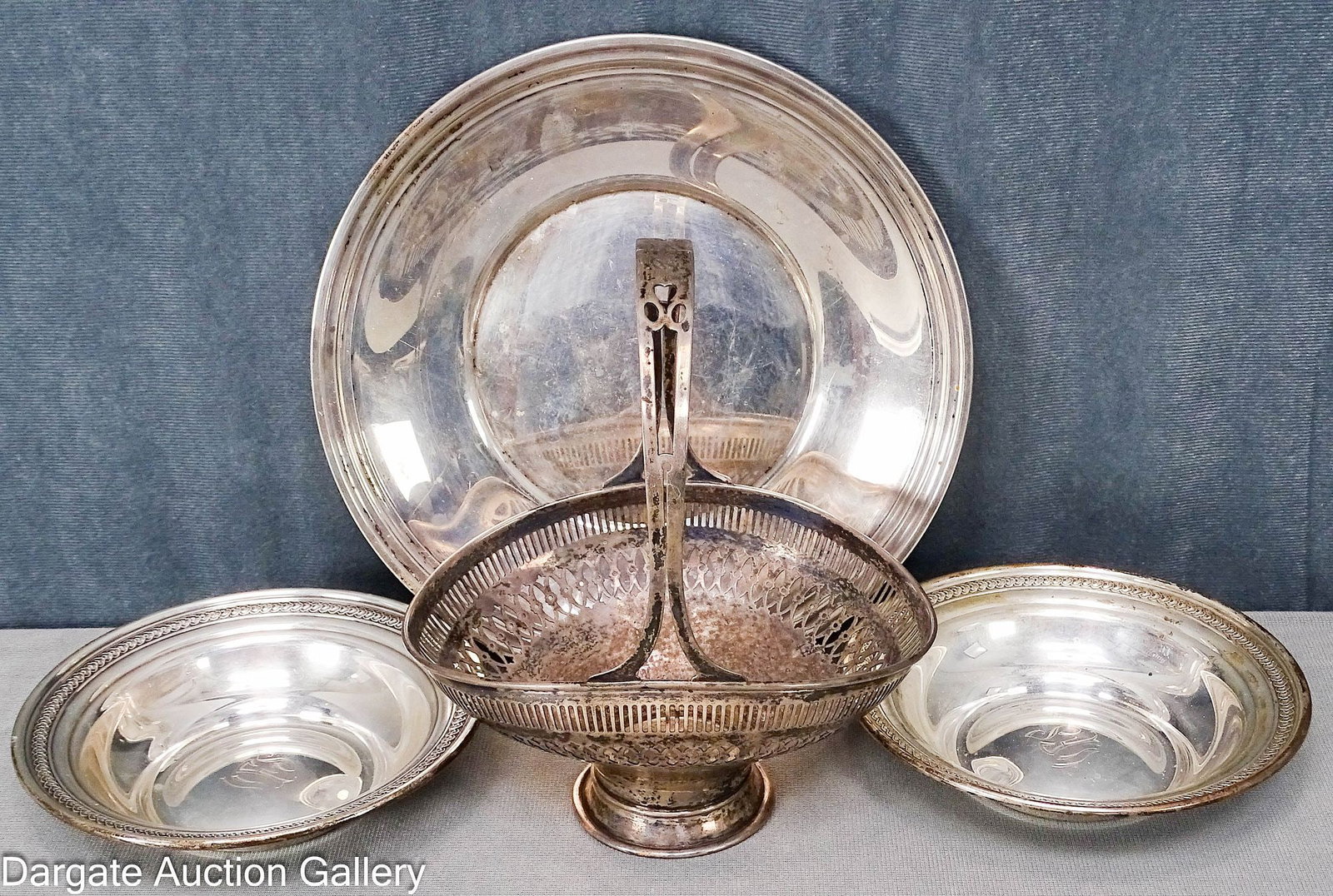 (4) ASSORTED STERLING TABLE ARTICLES (1 of 8)