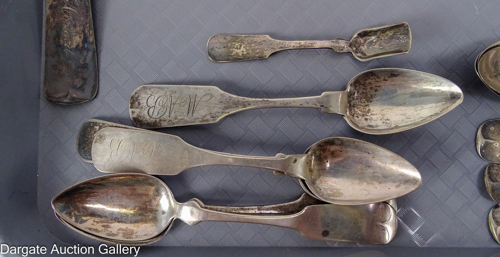 26pcs COIN SILVER FLATWARE - 4