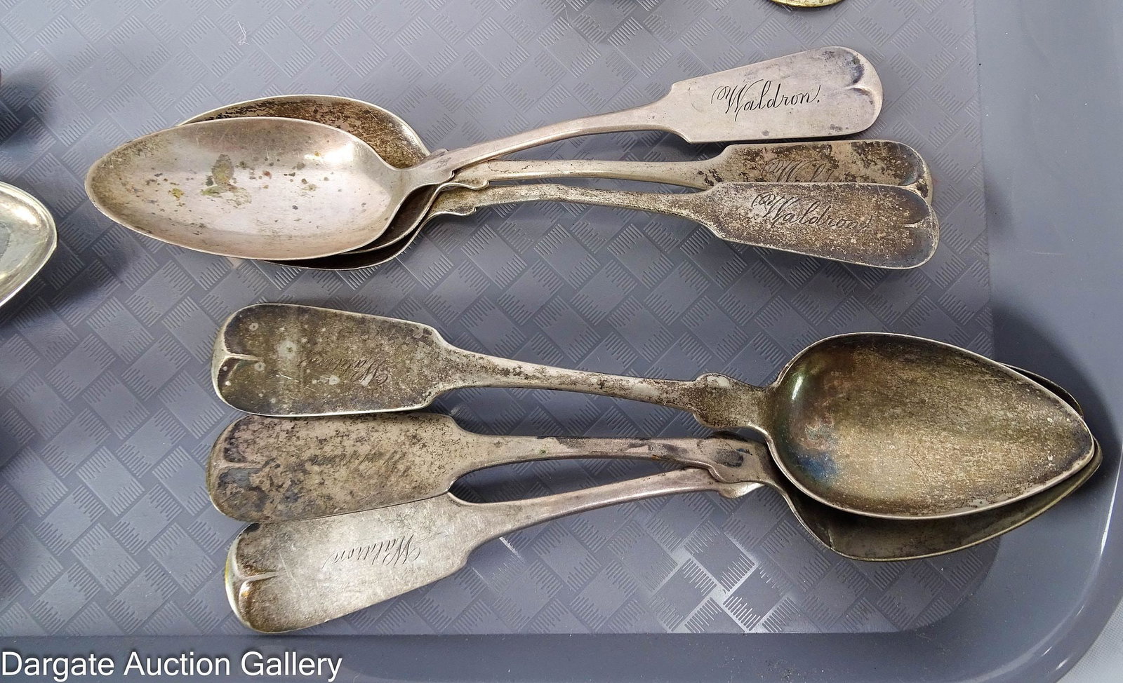 26pcs COIN SILVER FLATWARE - 5