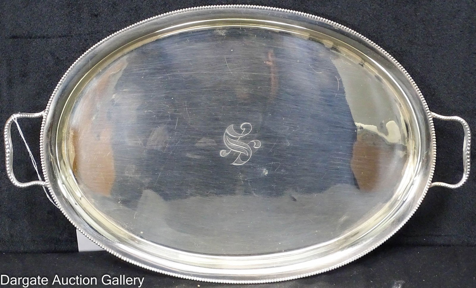 TOWLE STERLING HANDLED TRAY (1 of 5)