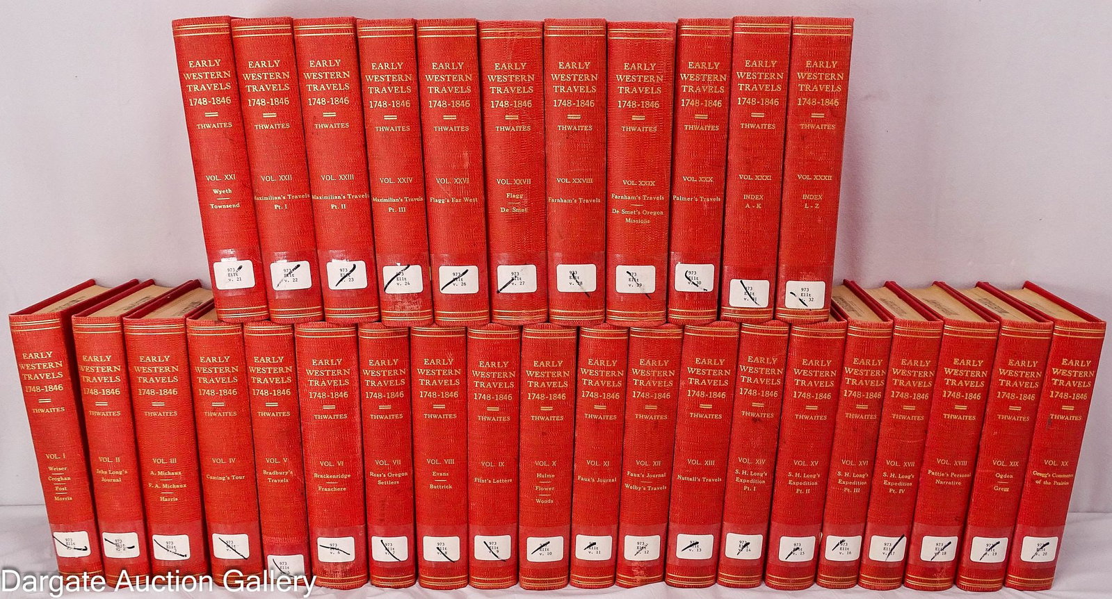 30 BOOKS EARLY WESTERN TRAVEL 1748 TO 1846 (1 of 12)