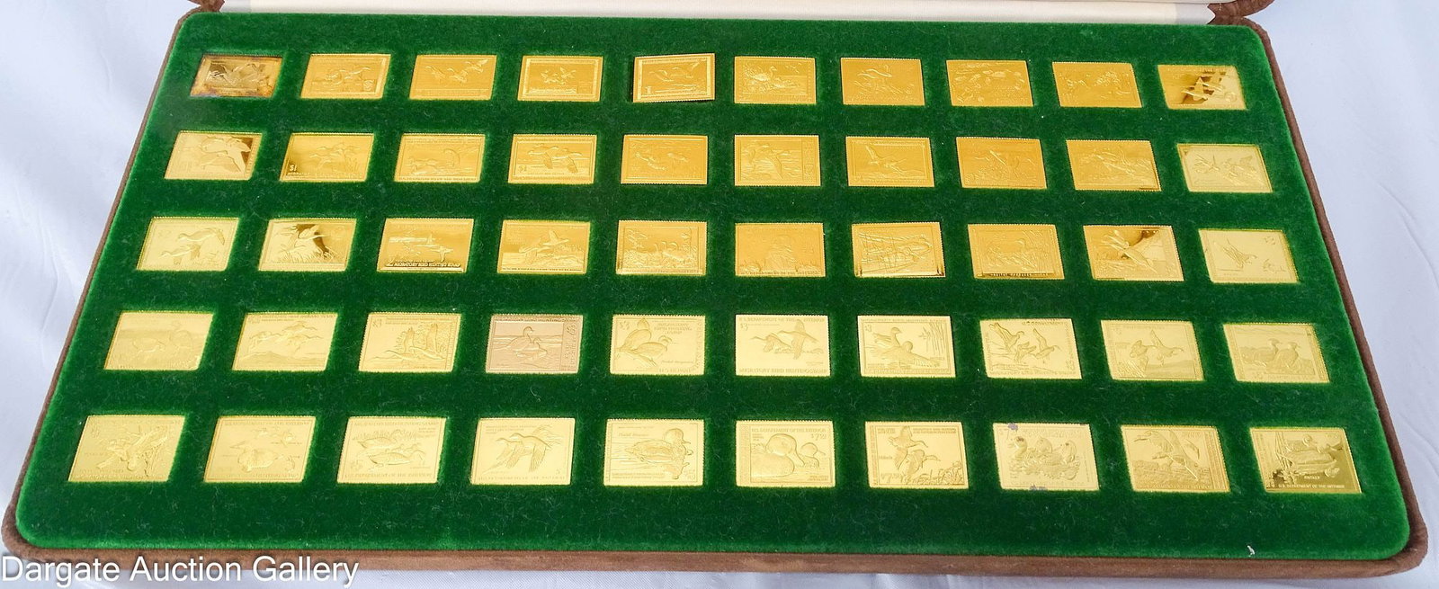 50+ 24k ON STERLING OFFICIAL DUCK STAMP INGOTS (1 of 8)