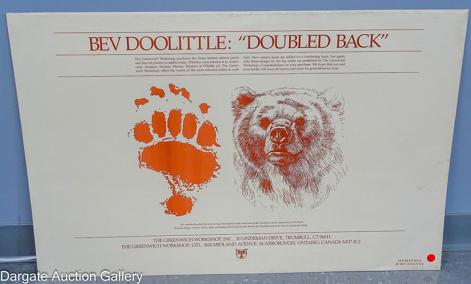 BEV DOOLITTLE DOUBLE BACK LITHOGRAPH - 7