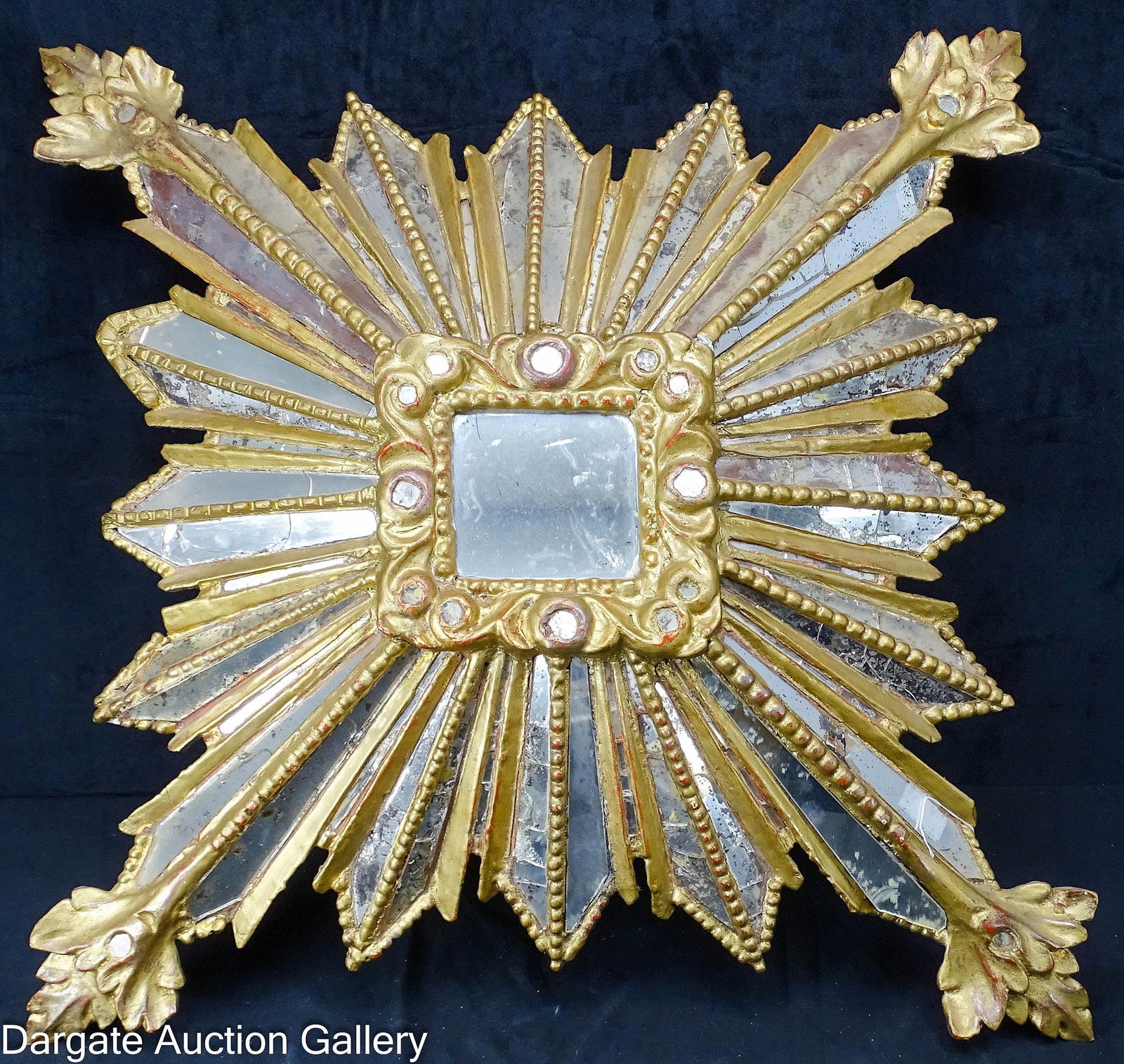 SPANISH BAROQUE SOLEIL SUNBURST MIRROR (1 of 10)