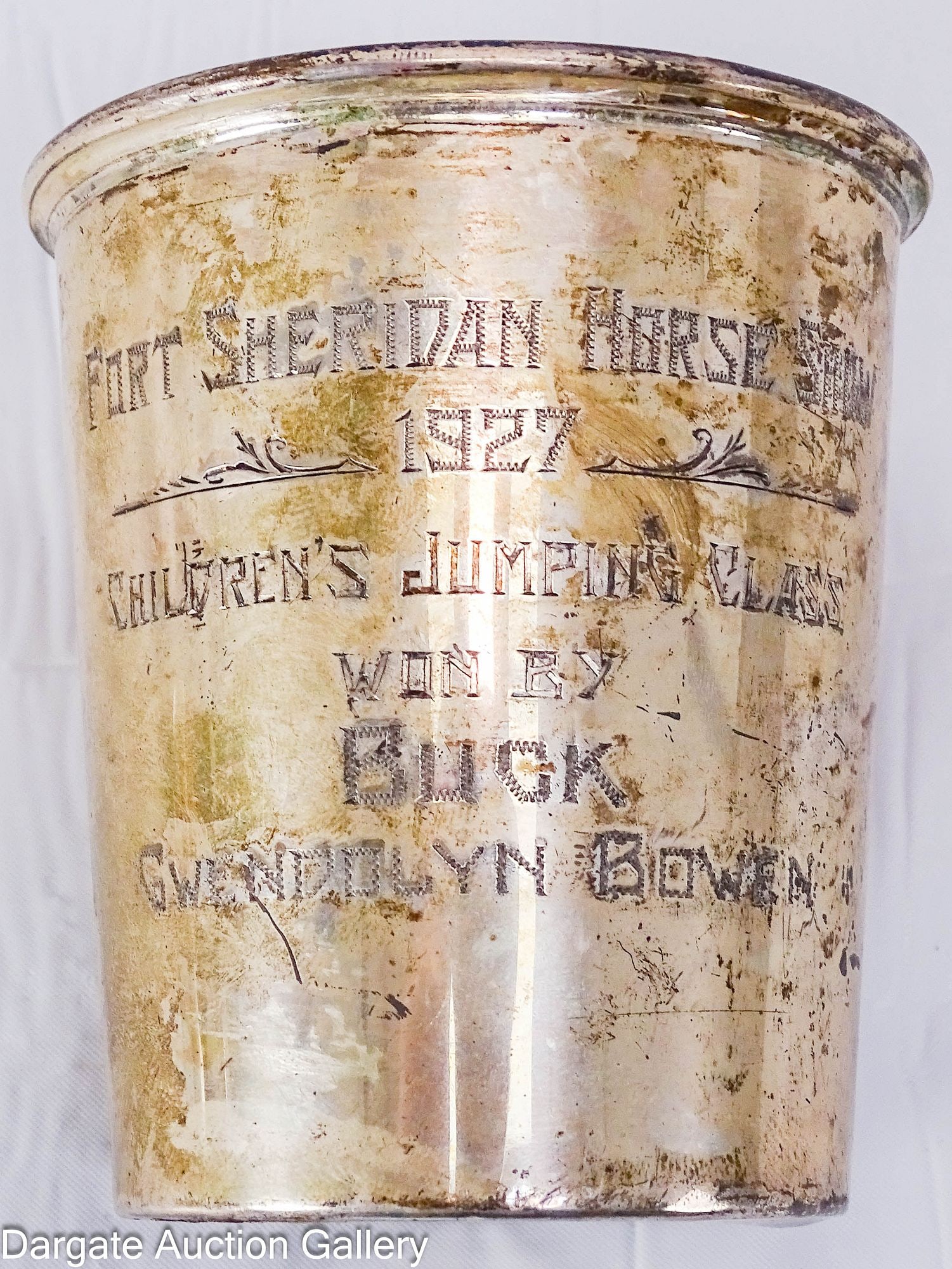 STERLING FORT SHERIDAN HORSE SHOW JULEP CUP TROPHY (1 of 7)