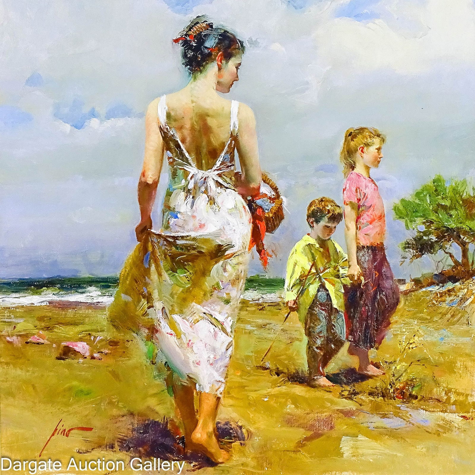 PINO DAENI HAND EMBELLISHED GICLEE ON CANVAS COLOR PROOF (1 of 6)