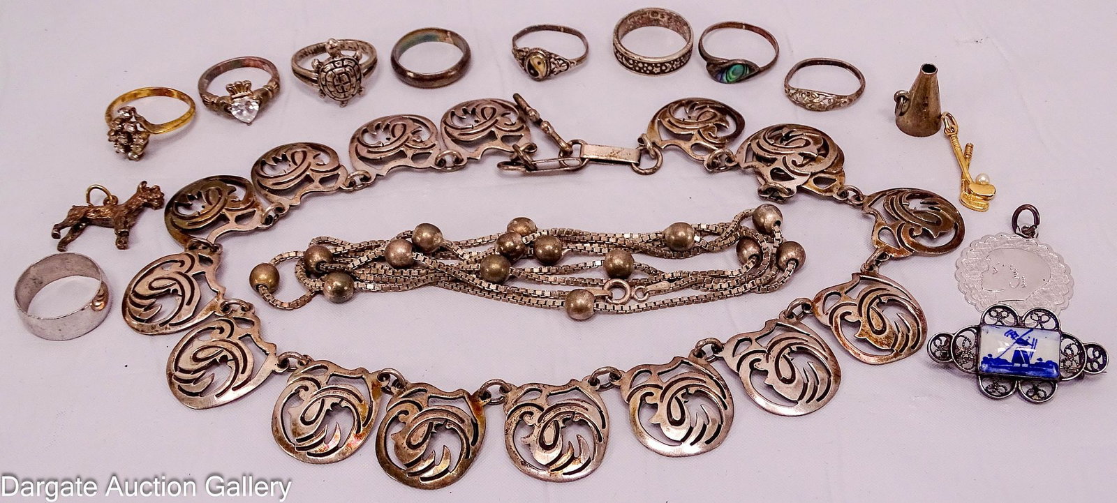 16pcs ASSORTED STERLING JEWELRY (1 of 6)
