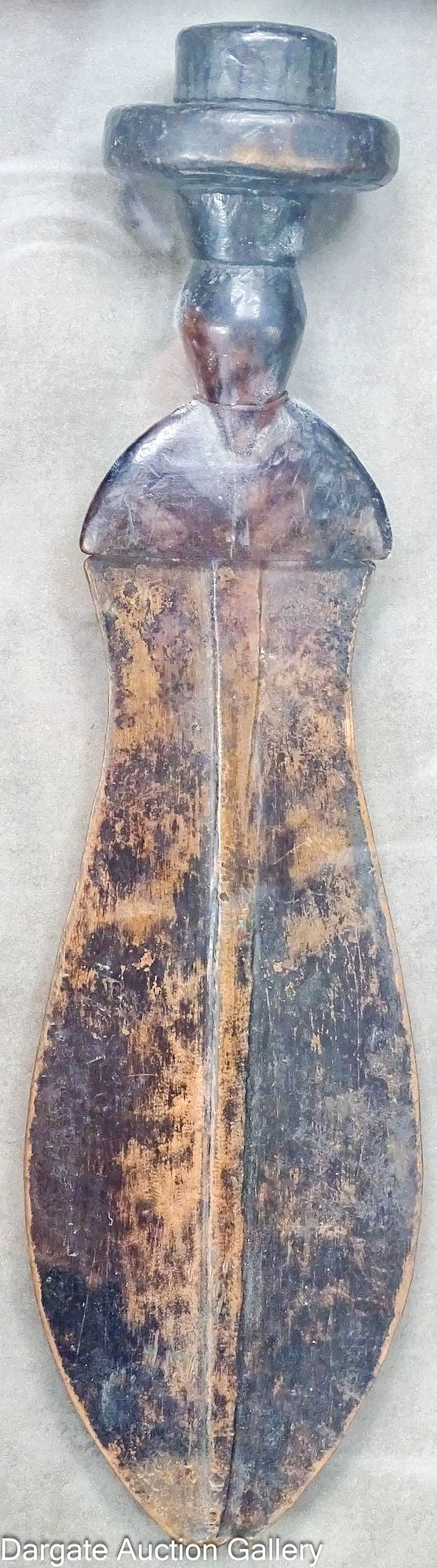 KUBA IKULA CEREMONIAL COPPER BLADE KNIFE (1 of 6)