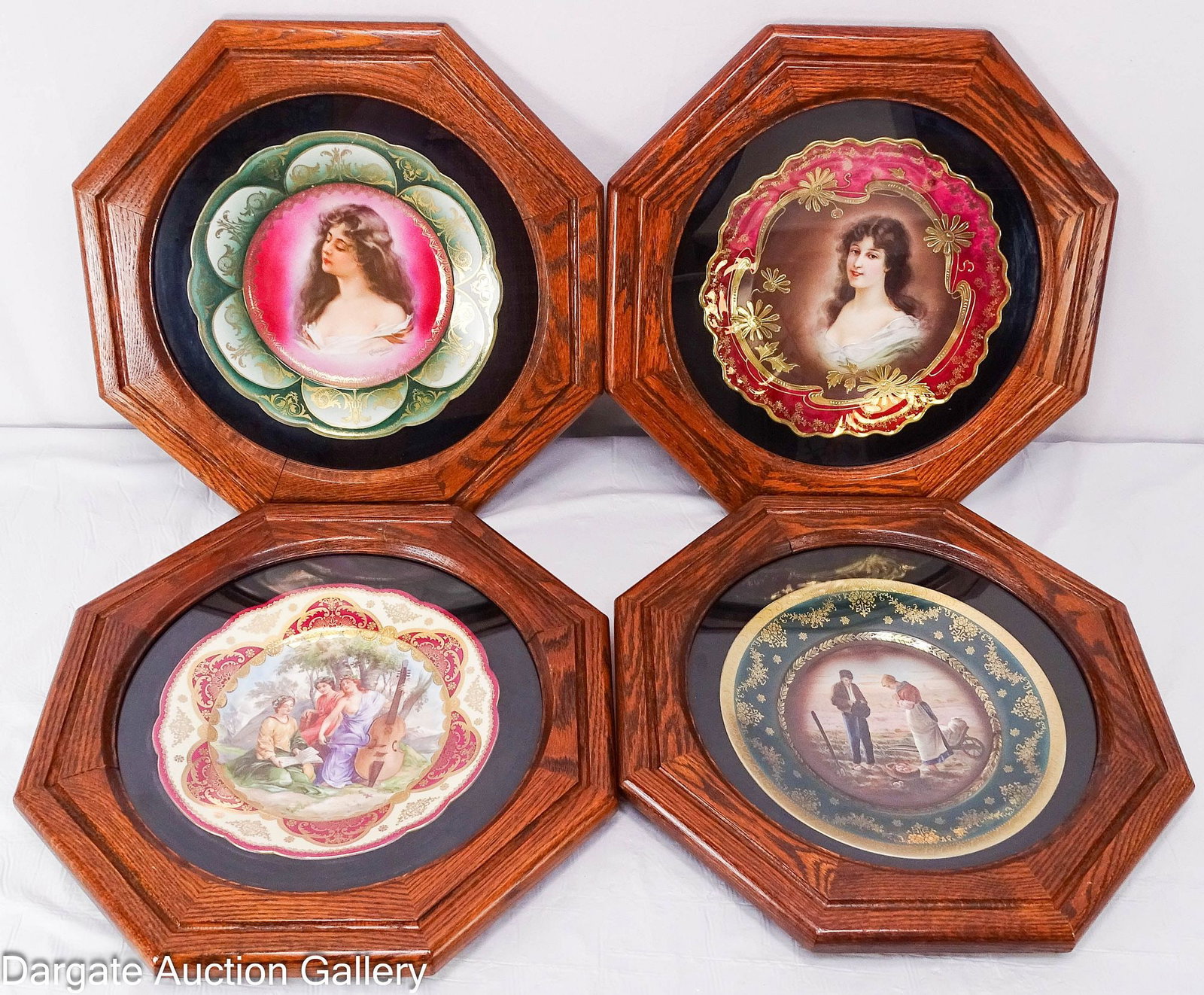 (4) FRAMED AUSTRIAN PLATES (1 of 13)