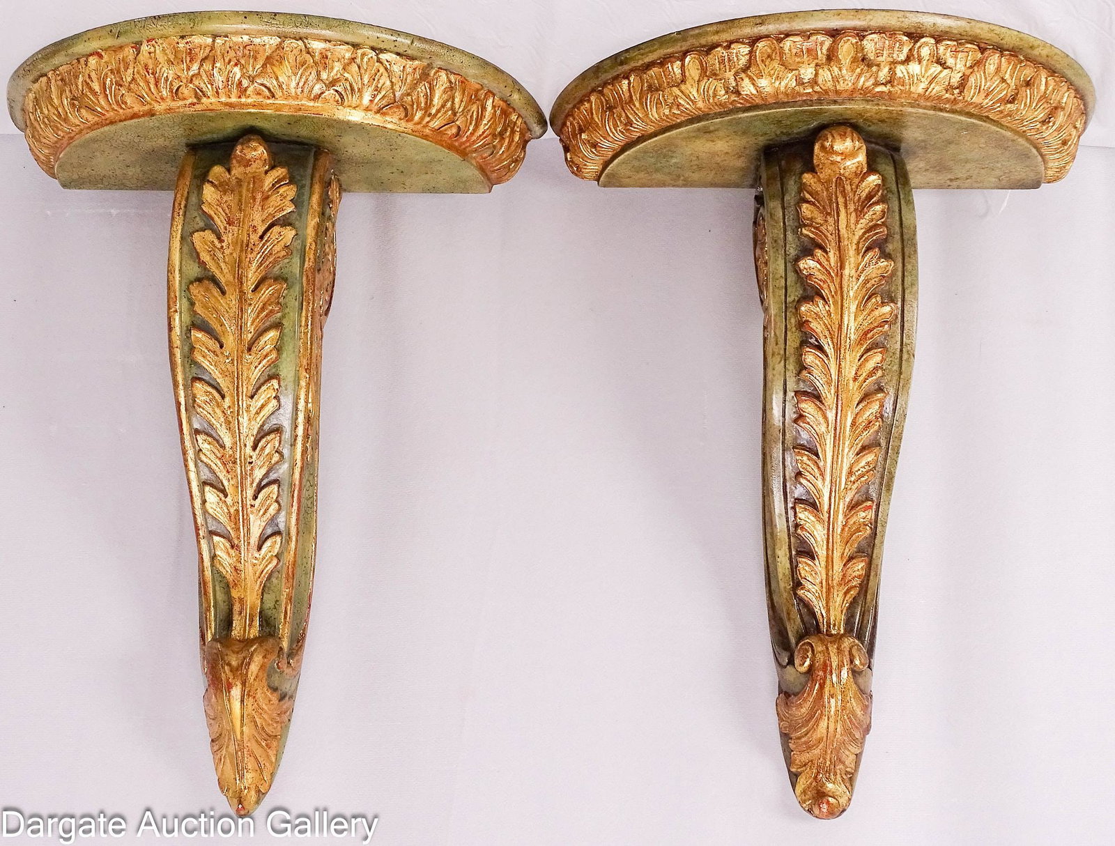 PAIR ITALIAN NEOCLASSICAL STYLE WALL SCONCES (1 of 7)
