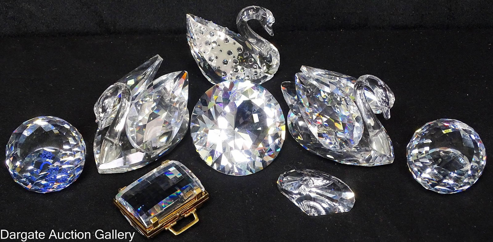 (8) ASSORTED SWAROVSKI CRYSTAL incl SWANS (1 of 5)
