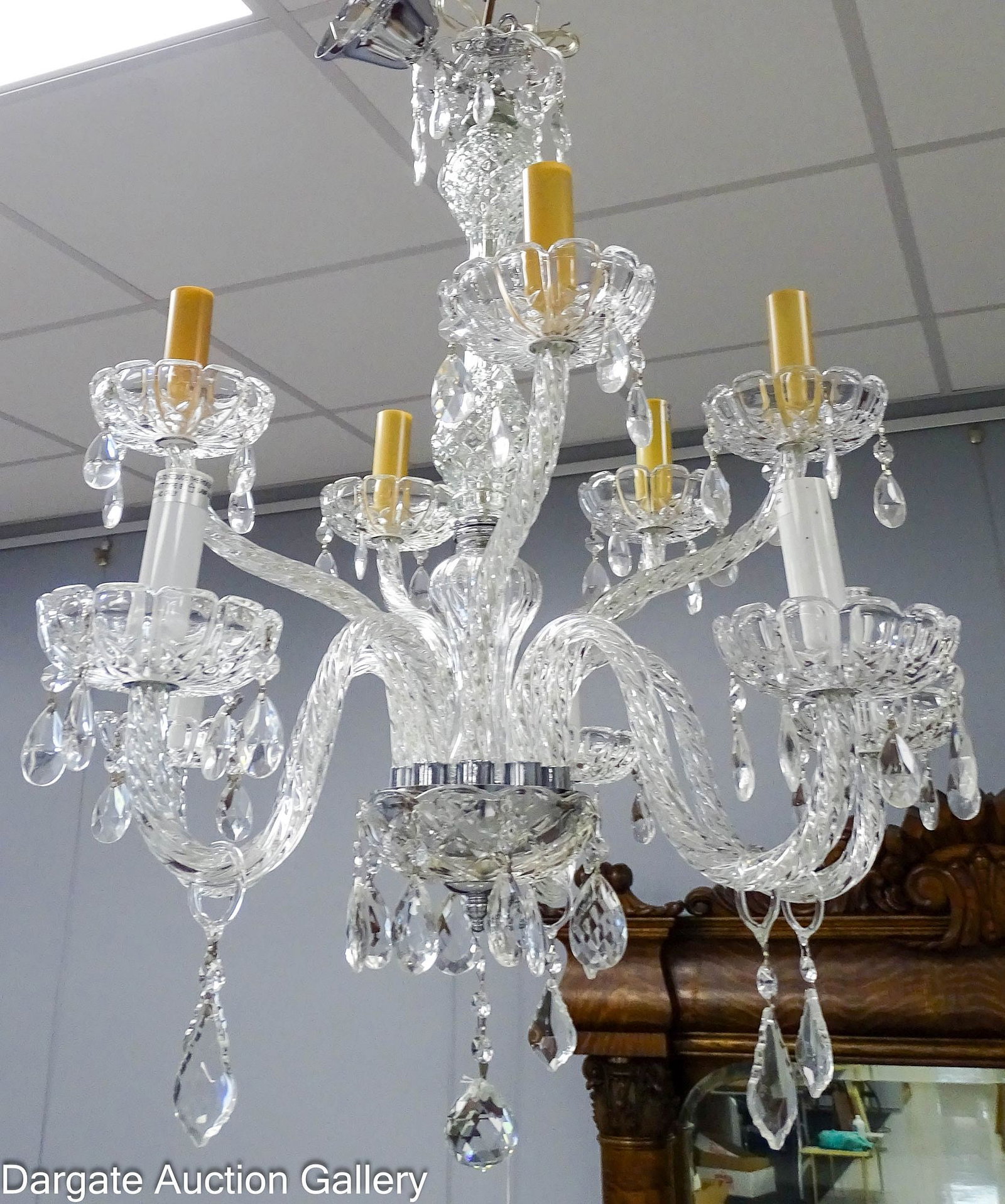 MODERN MARIA THERESA STYLE CRYSTAL 10-LIGHT CHANDELIER (1 of 4)