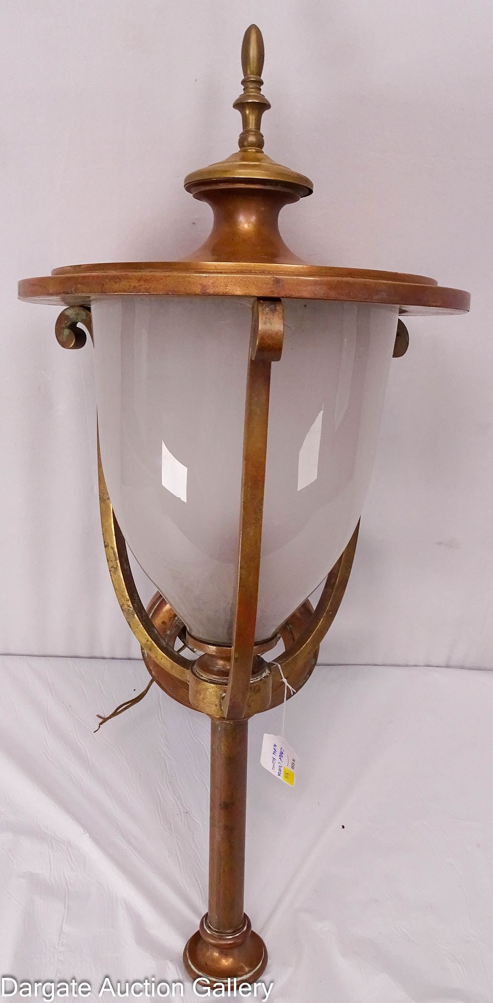 LARGE COPPER WALL SCONCE - 2