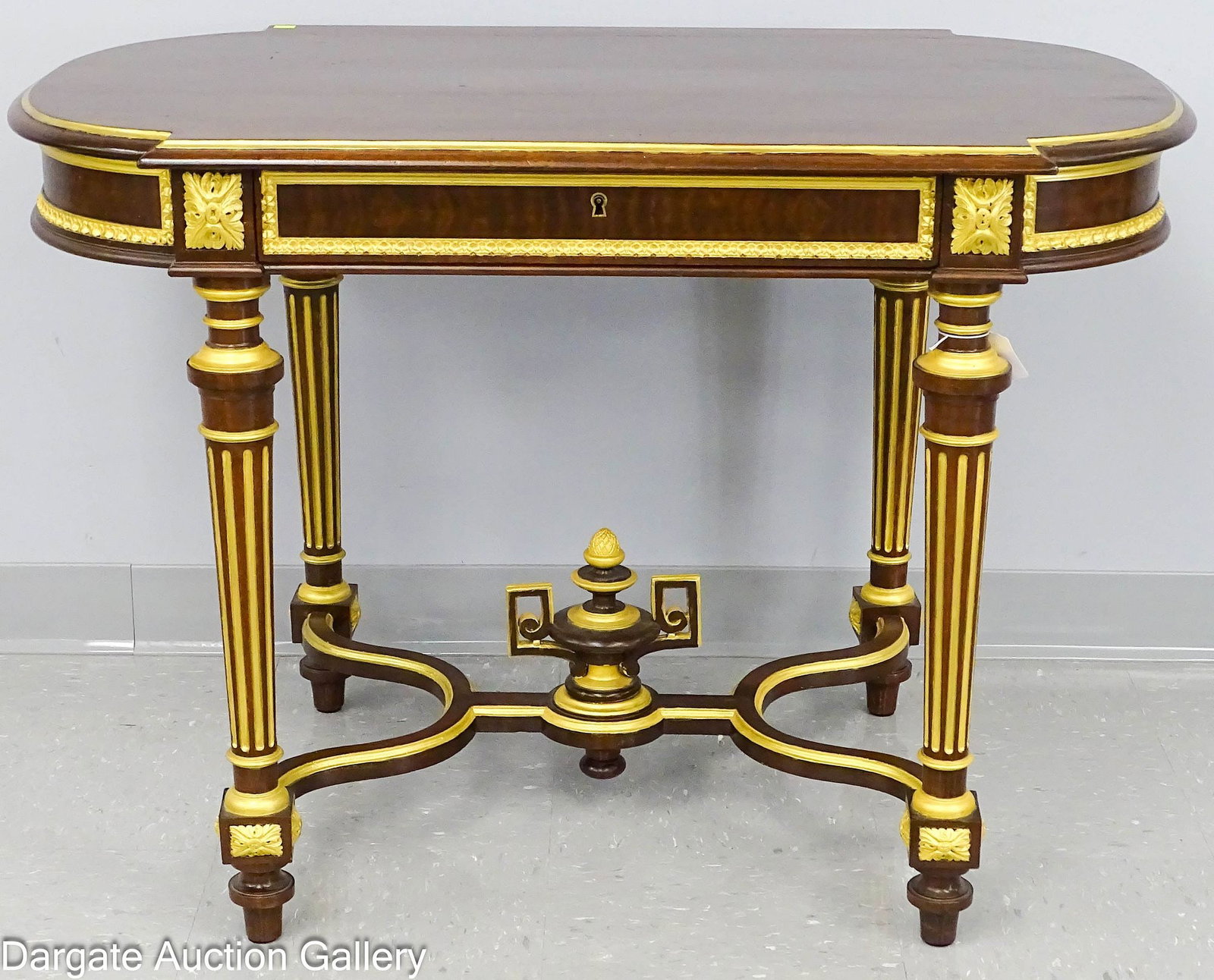 FRENCH EMPIRE LIBRARY TABLE (1 of 7)