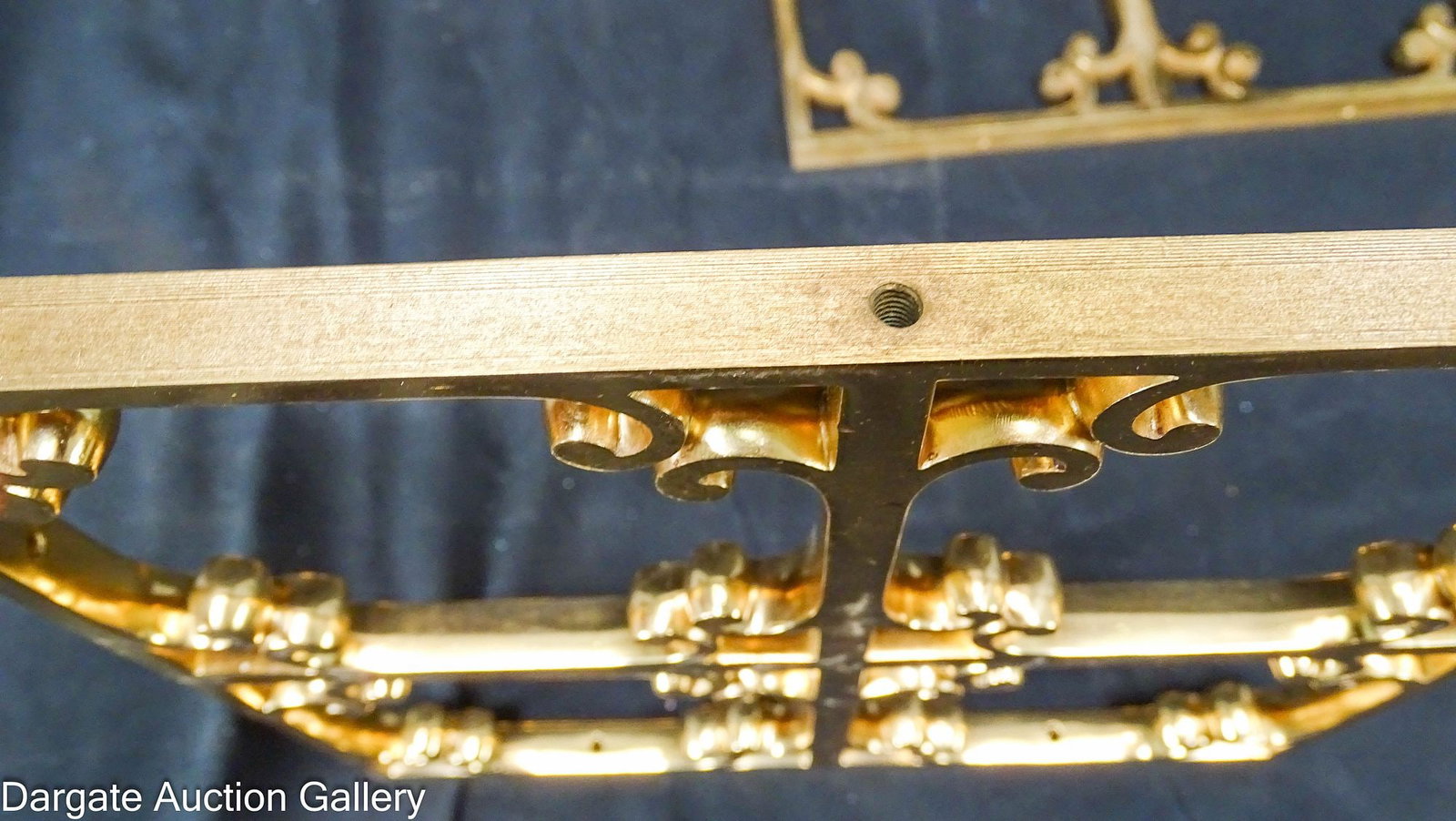 (4) HEAVY BRASS ARCHITECTURAL ELEMENTS - 4