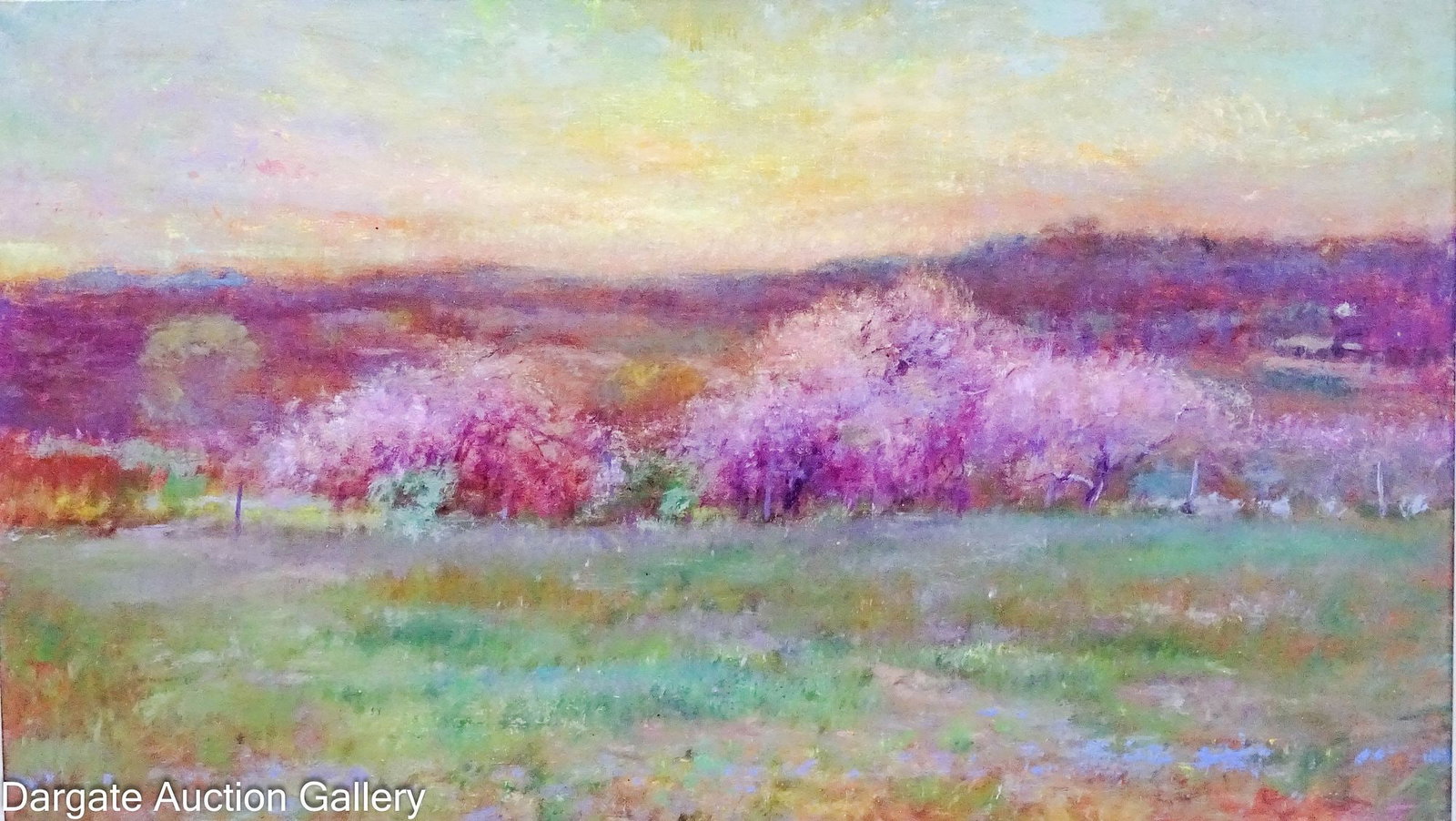 PHILLIP SALVATO OIL ON CANVAS IMPRESSIONISTIC LANDSCAPE (1 of 6)