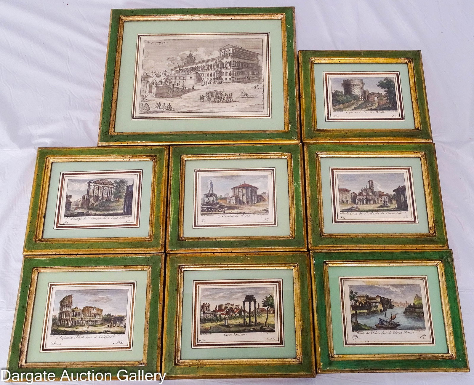 (8) FRAMED PRINTS incl AGAPTO ROMAN SCENES (1 of 7)