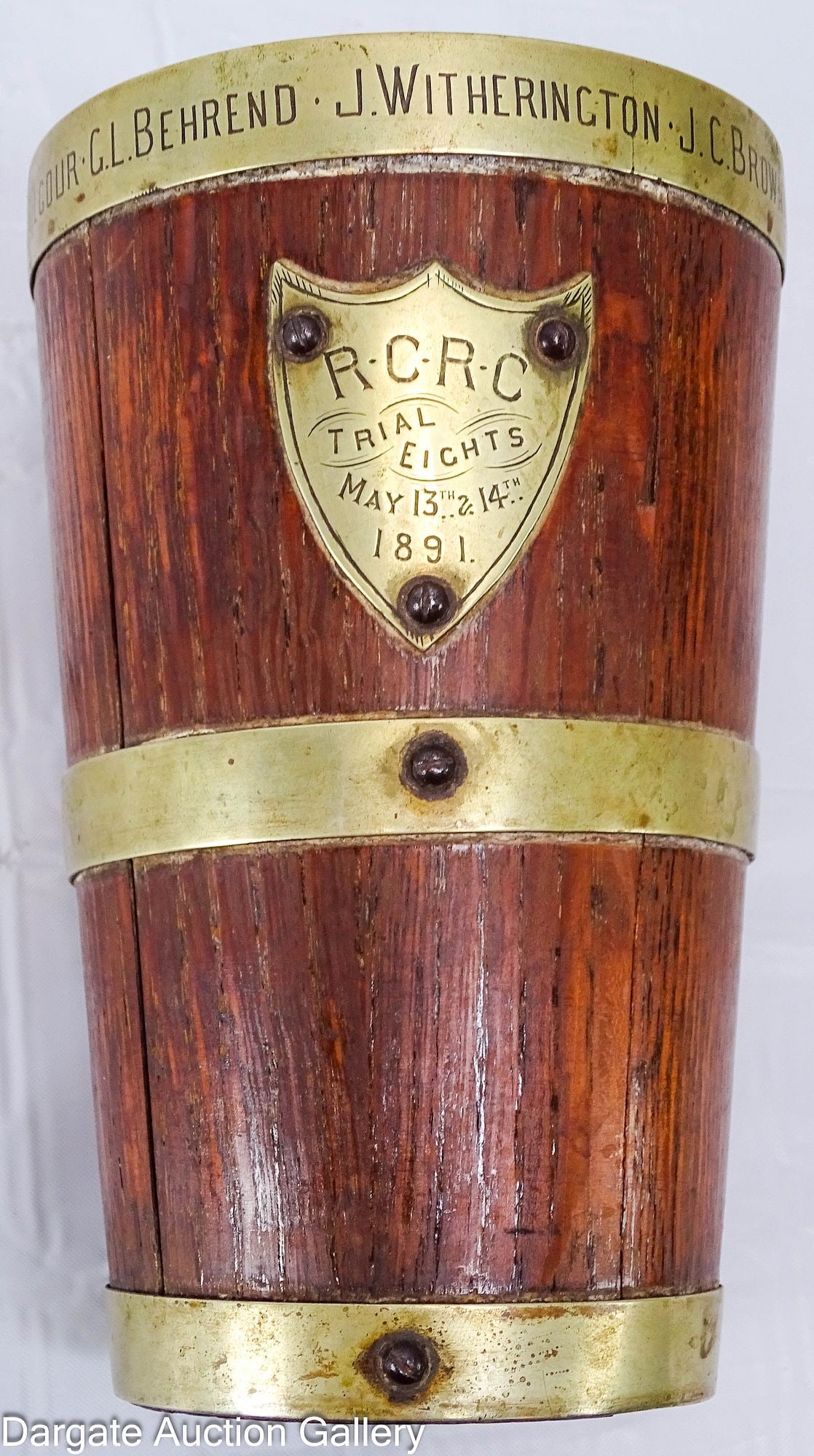 WOOD AND BRASS OXFORD VERSUS CAMBRIDGE 1891 RCRC TROPHY CUP (1 of 13)