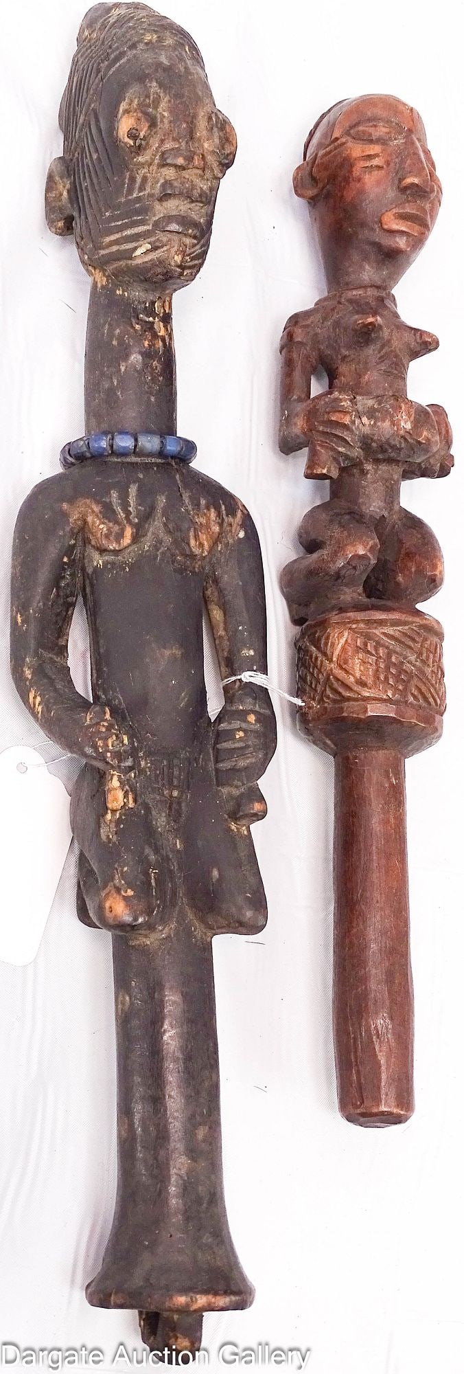 PAIR OF AFRICAN CARVINGS (1 of 6)