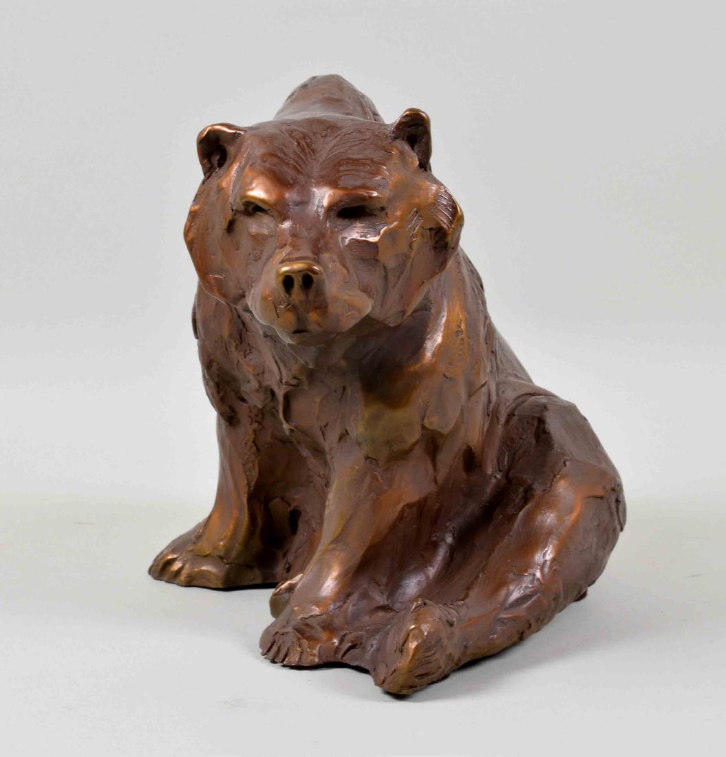 SANDY SCOTT (AMERICAN, b. 1943) BRONZE COPPER COLOR (1 of 5)