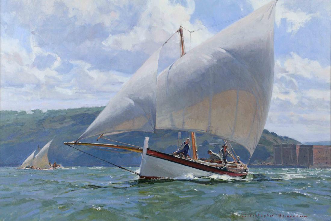 CHRISTOPHER BLOSSOM (AMERICAN/CT, b. 1956) - (1 of 6)