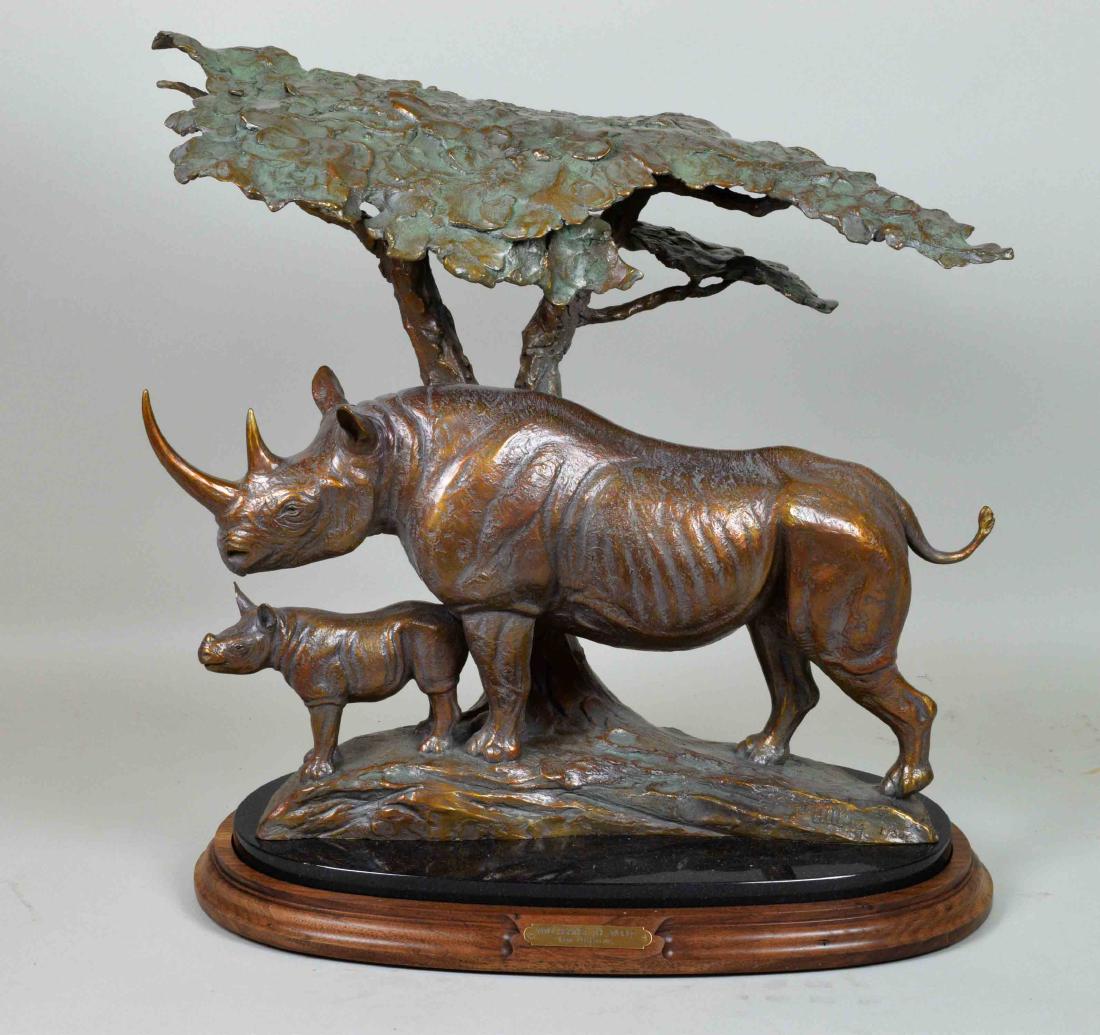 KENT ULLBERG (AMERICAN/TX/CO, b. 1945) BRONZE ''TWO (1 of 8)