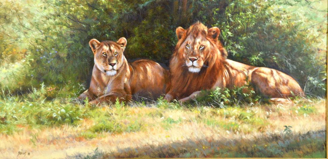 EDWARD ALDRICH (AMERICAN/CO, b. 1942) - ''Watchers of (1 of 4)