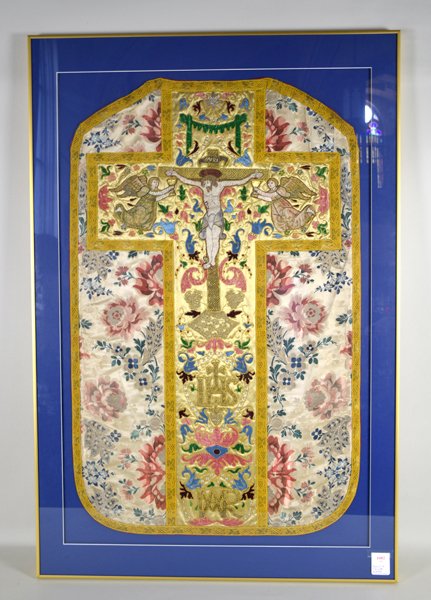 BYZANTINE CHASUBLE VESTMENT - 1800's detailed with gold (1 of 9)