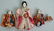 FINE LOT OF SIX DOLLS (NINGYO) - 2
