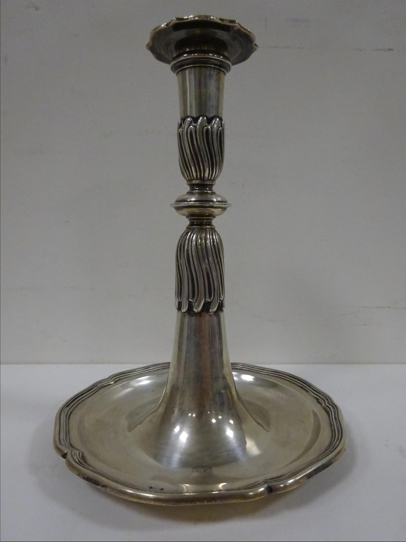 Argenterie: BRUCKMANN & S–HNE Chandelier en argent massif. H : 21 cm Poids brut : 385 g.