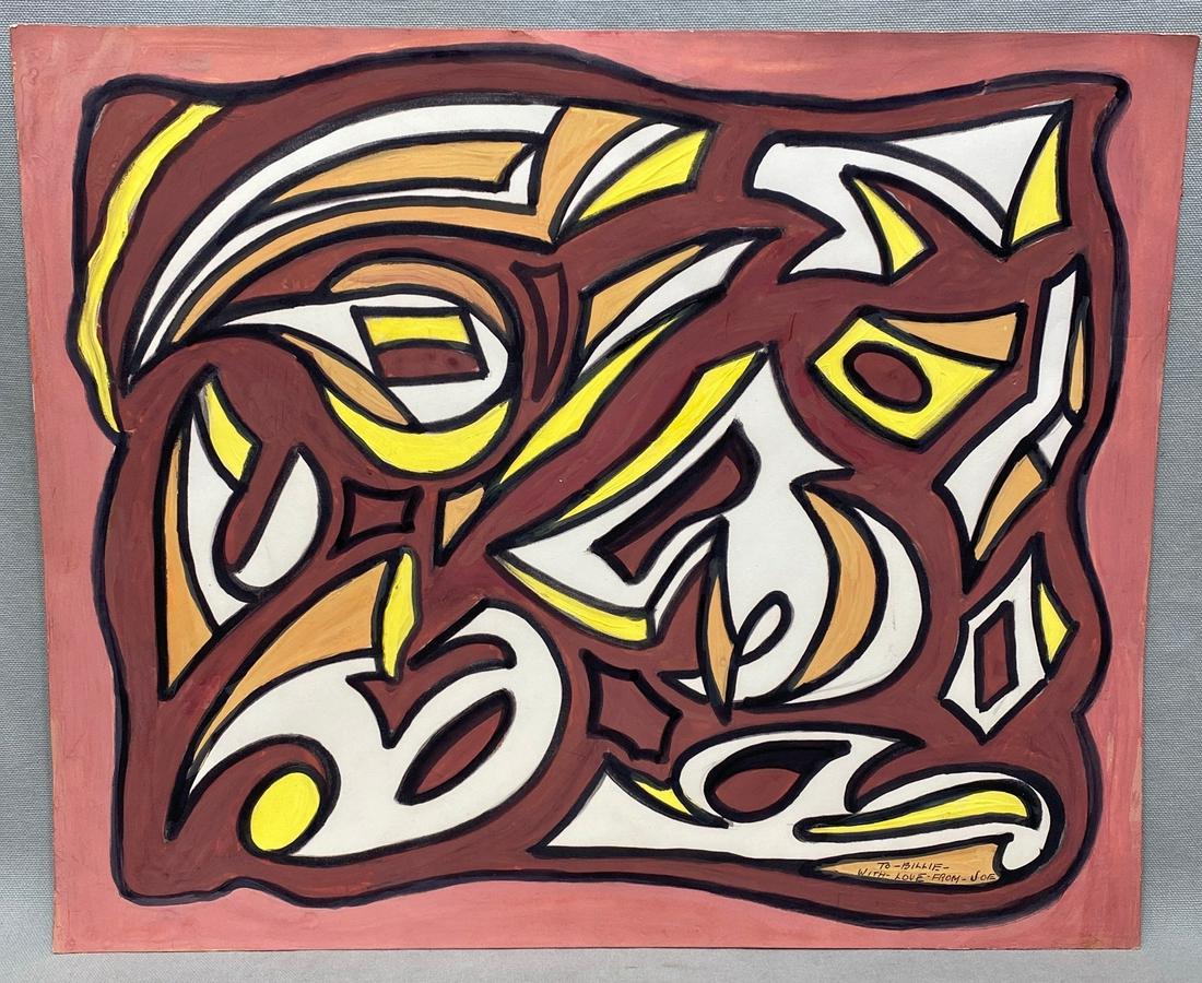 Joseph Dunninger abstract watercolor painting (1 of 4)