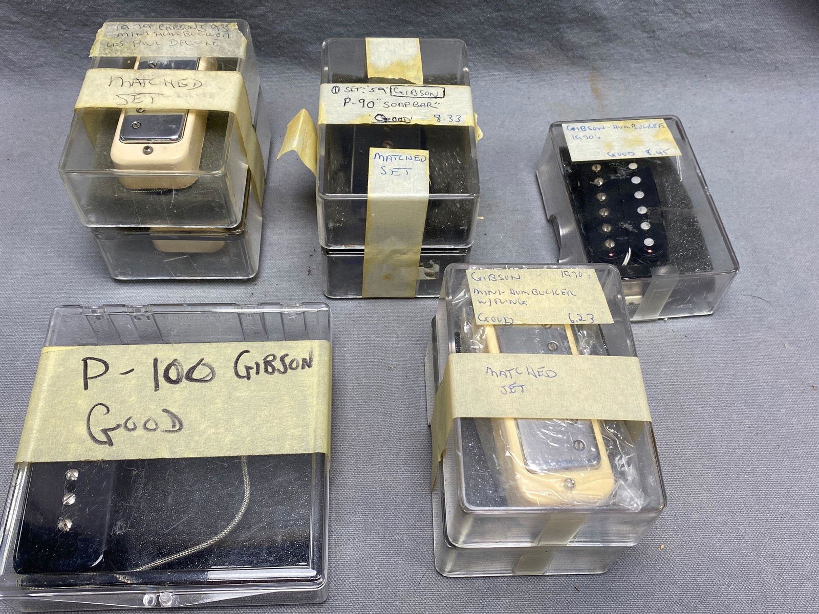 Lot vintage Gibson pickups/sets (1 of 6)