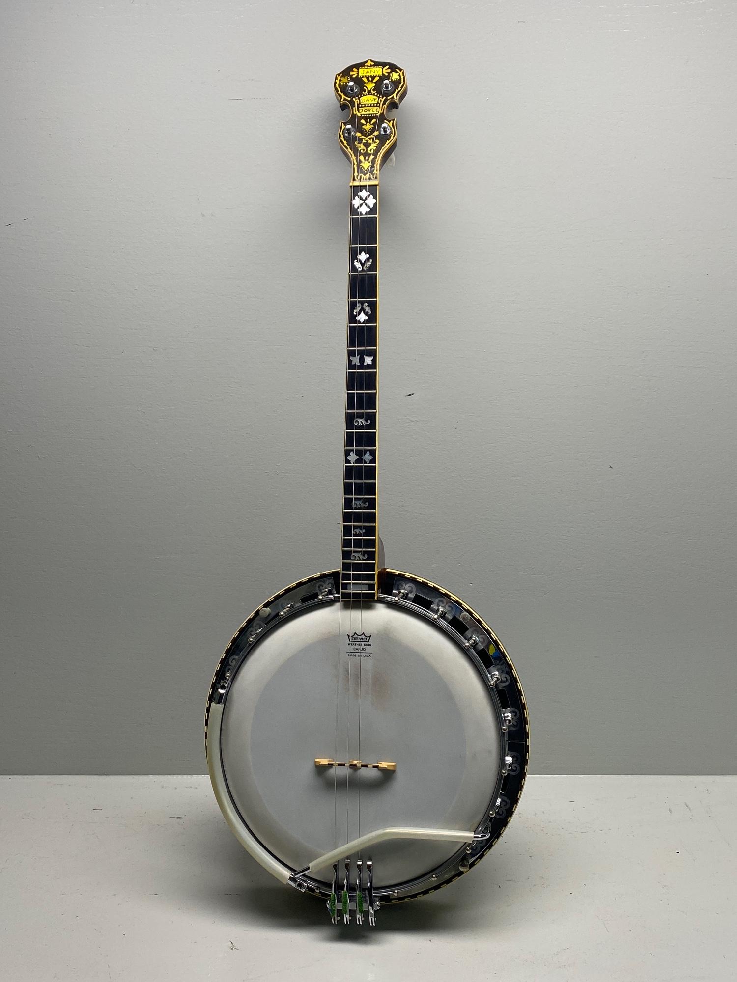 Custom Made Jany 4 string banjo very ornate (1 of 10)