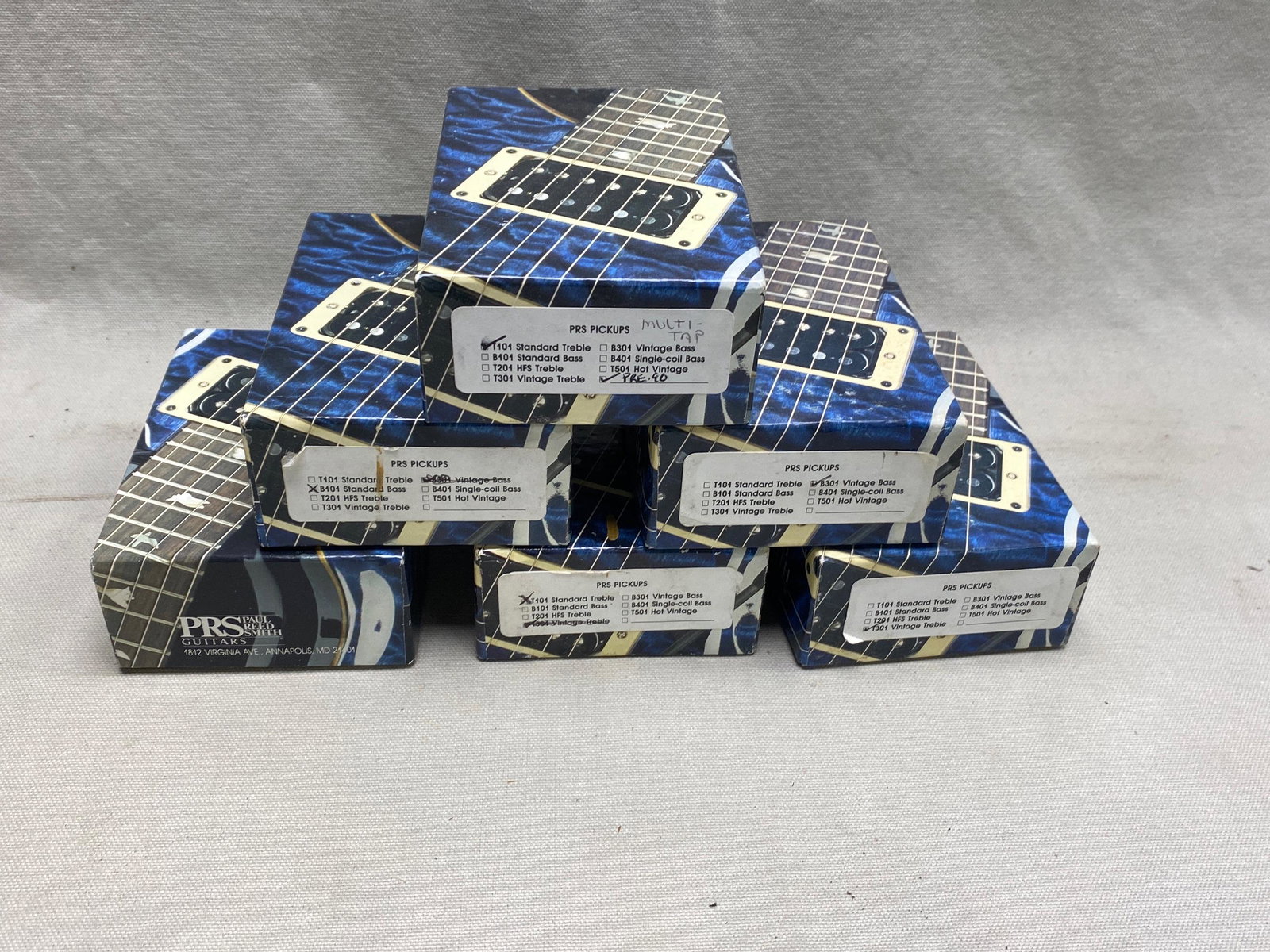 6 PRS pickups (1 of 6)