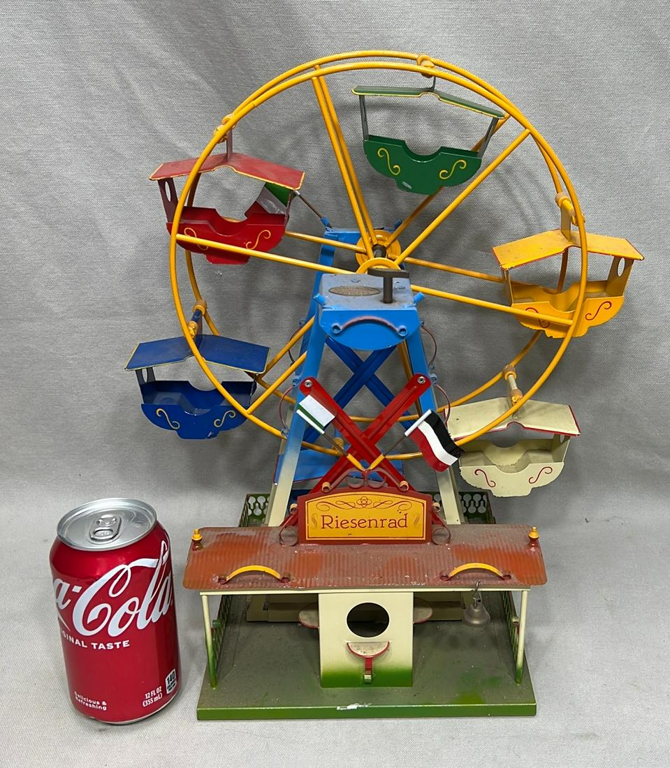 Tucher-Walther German tin ferris wheel toy (1 of 7)