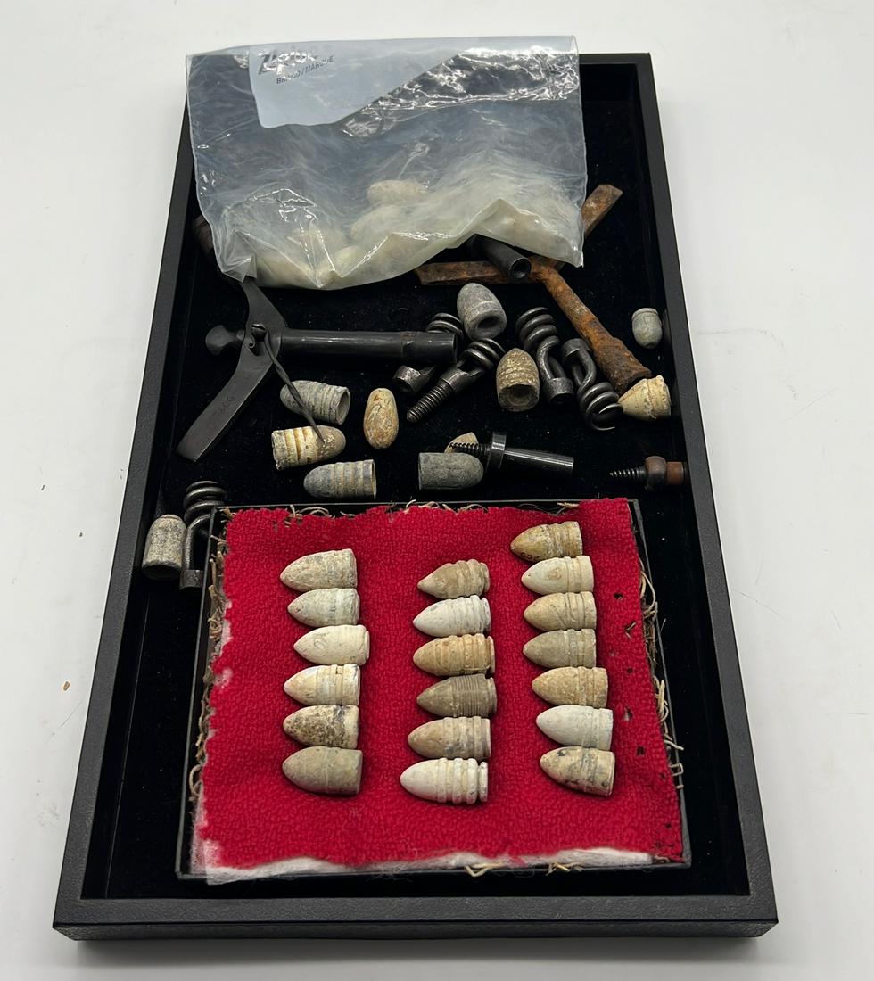 (40) Crimean War Bullets, Bullet Worms, Musket Tools Etc (1 of 5)