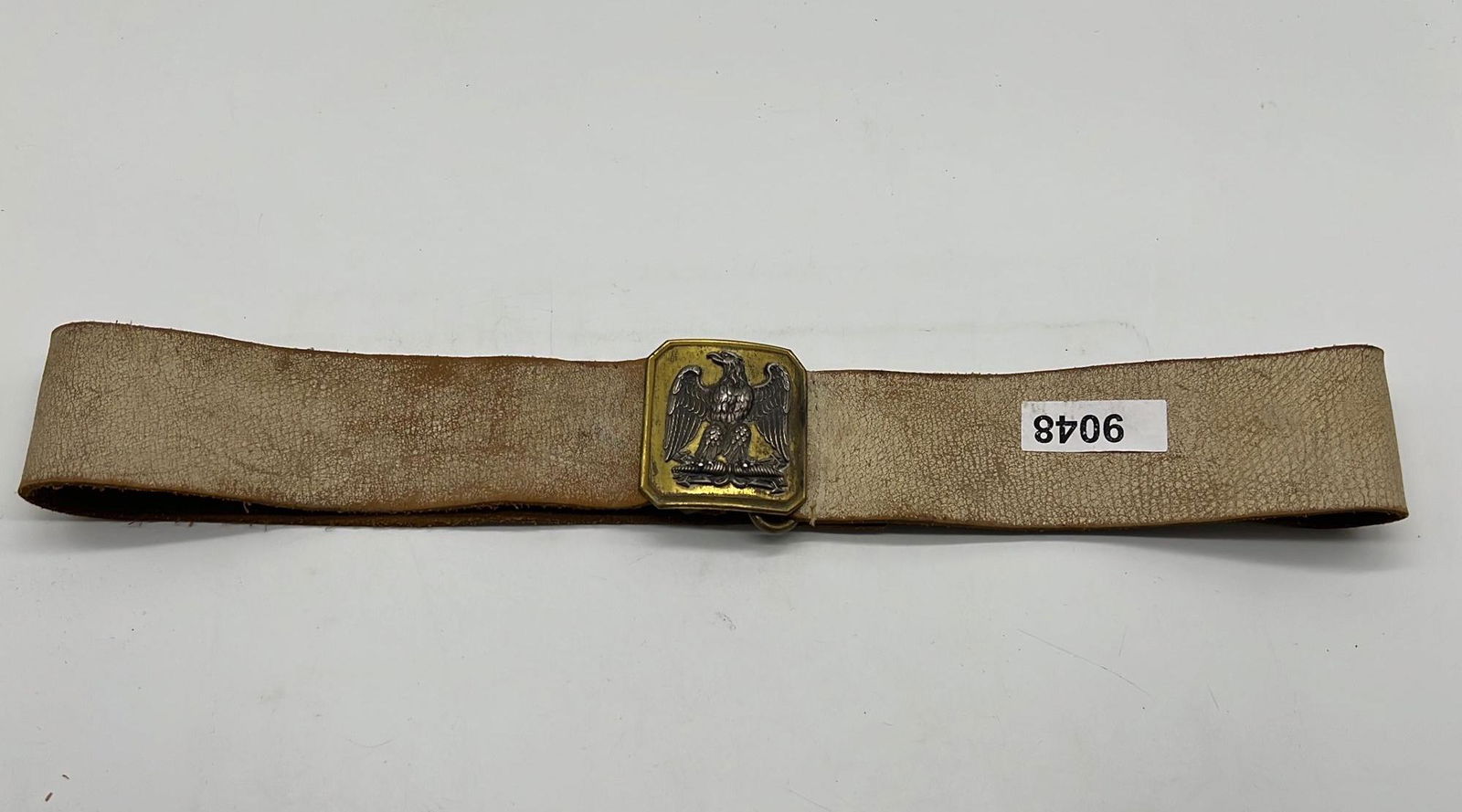 Antique Crimean War Style Eagle Buckle & Belt (1 of 4)