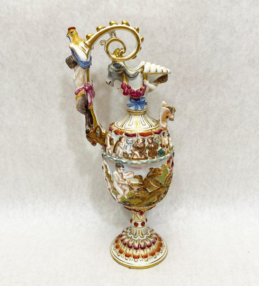 Capodimonte Neoclassical Bolted Ewer (1 of 10)