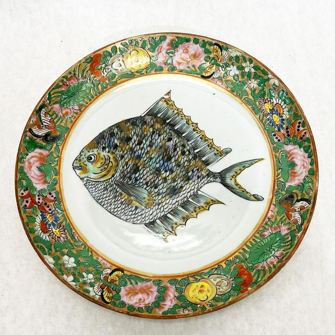 Ulysses S. Grant Presidential Service Chinese Export Rose Medallion Plate (1 of 15)