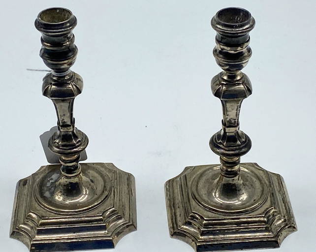 Sterling Silver Candlesticks 33.1 ozt. (9213) on Dec 15, 2022 Dixon