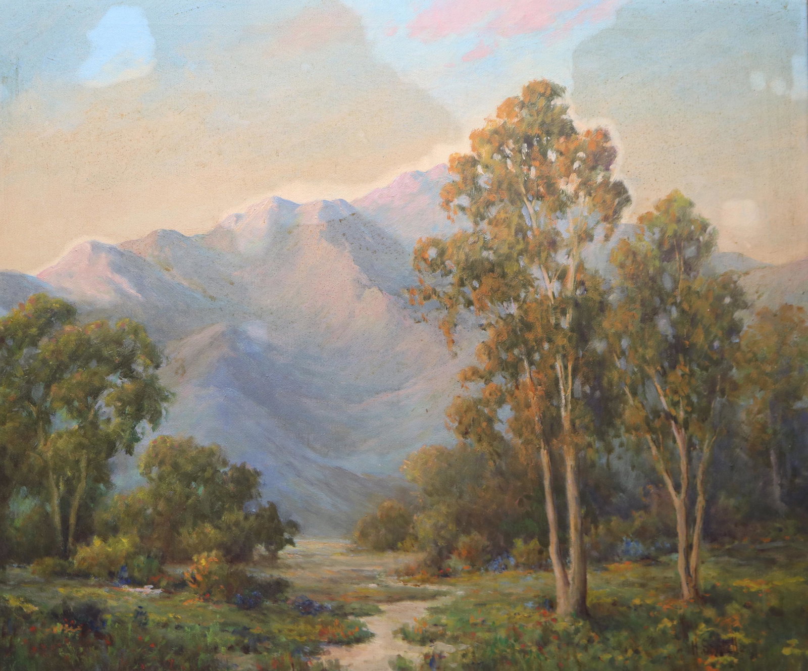 Herbert Sortelle Texas Bluebonnets landscape painting (1 of 9)