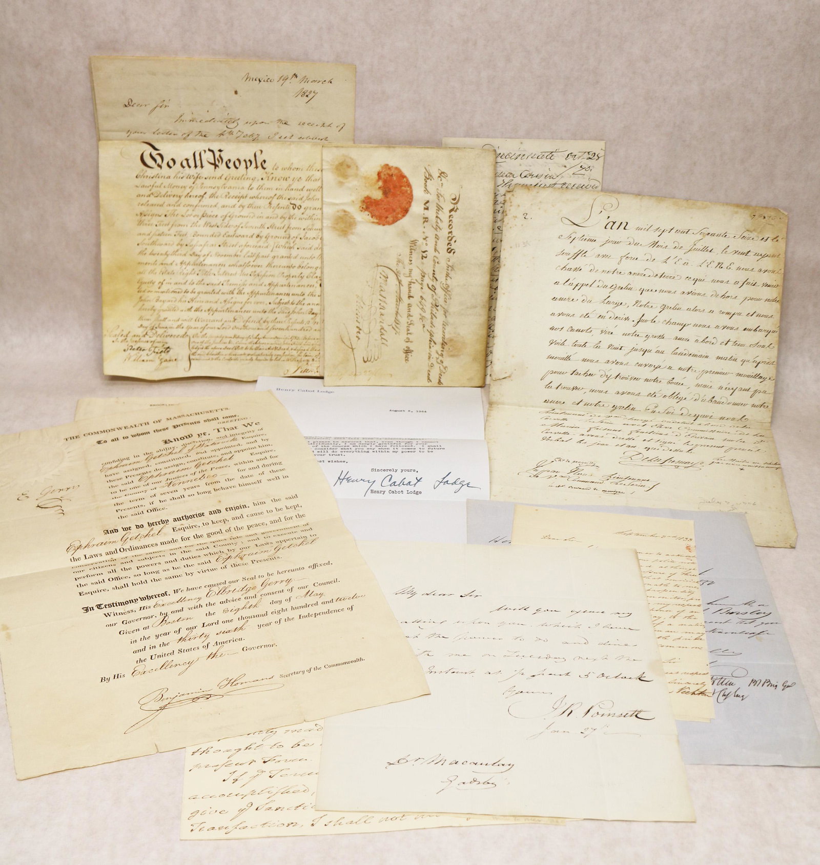 Group of American 18th/19th century autographs (1 of 20)