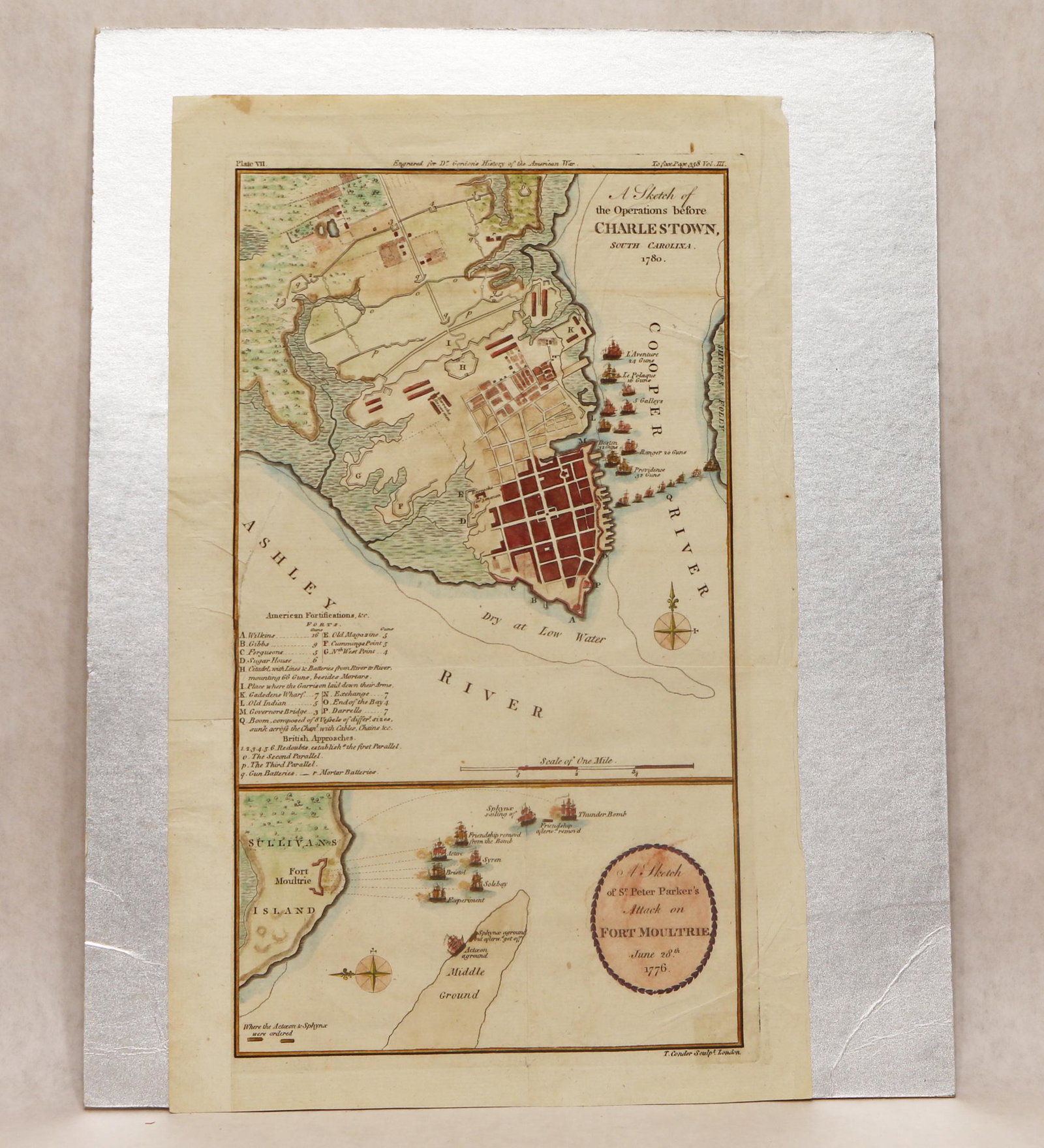 A Sketch of the Operations before Charlestown, South Carolina (1 of 14)